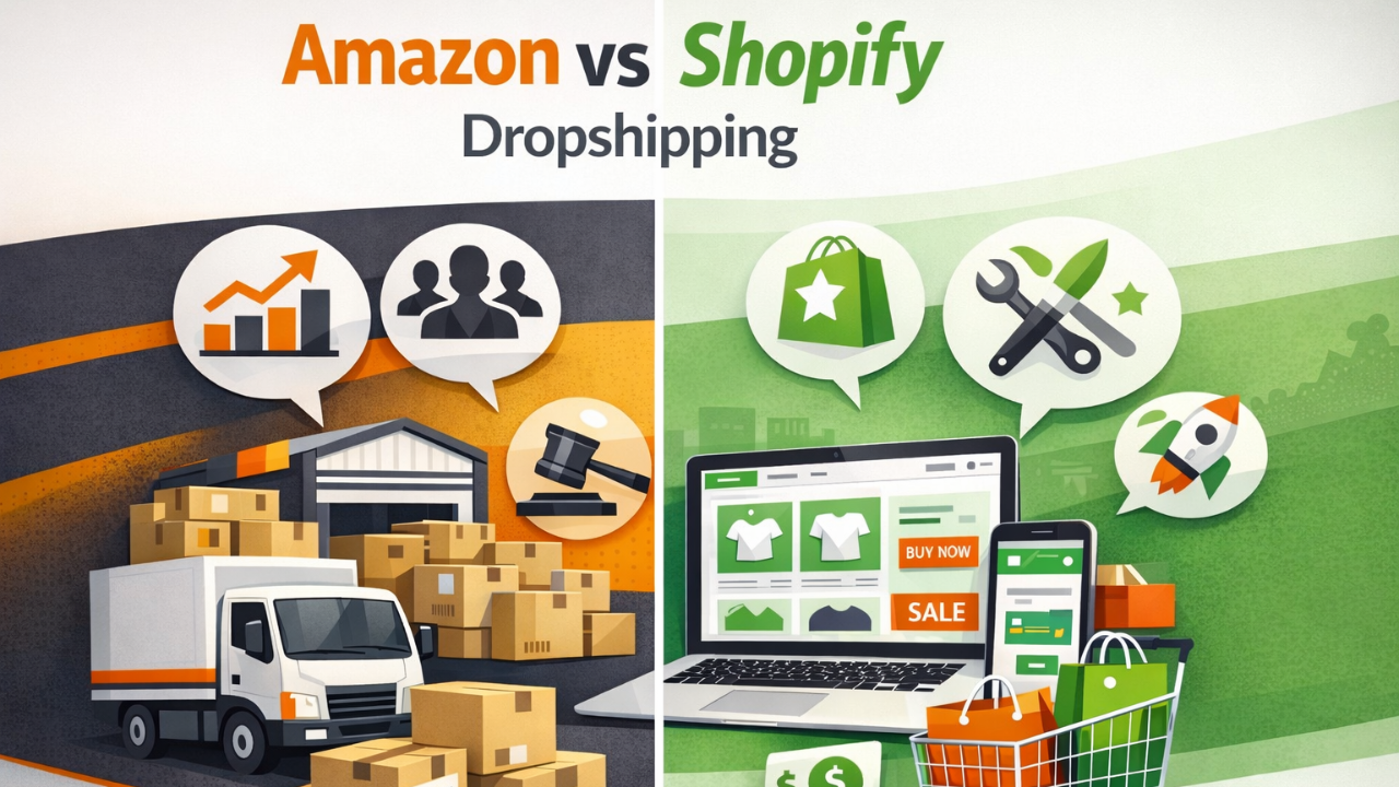 Amazon vs Shopify Dropshipping